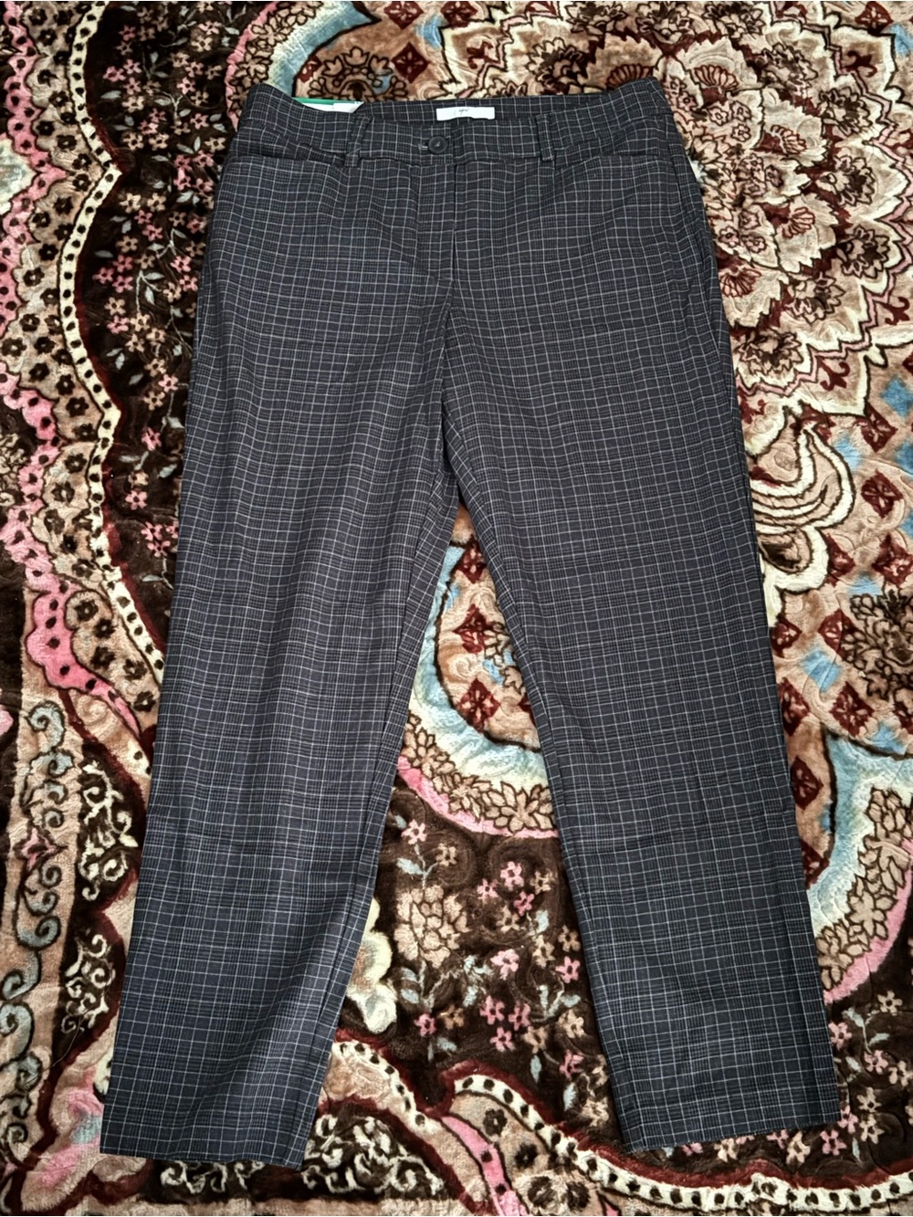 Up Women’s Windowpane Dress Pants